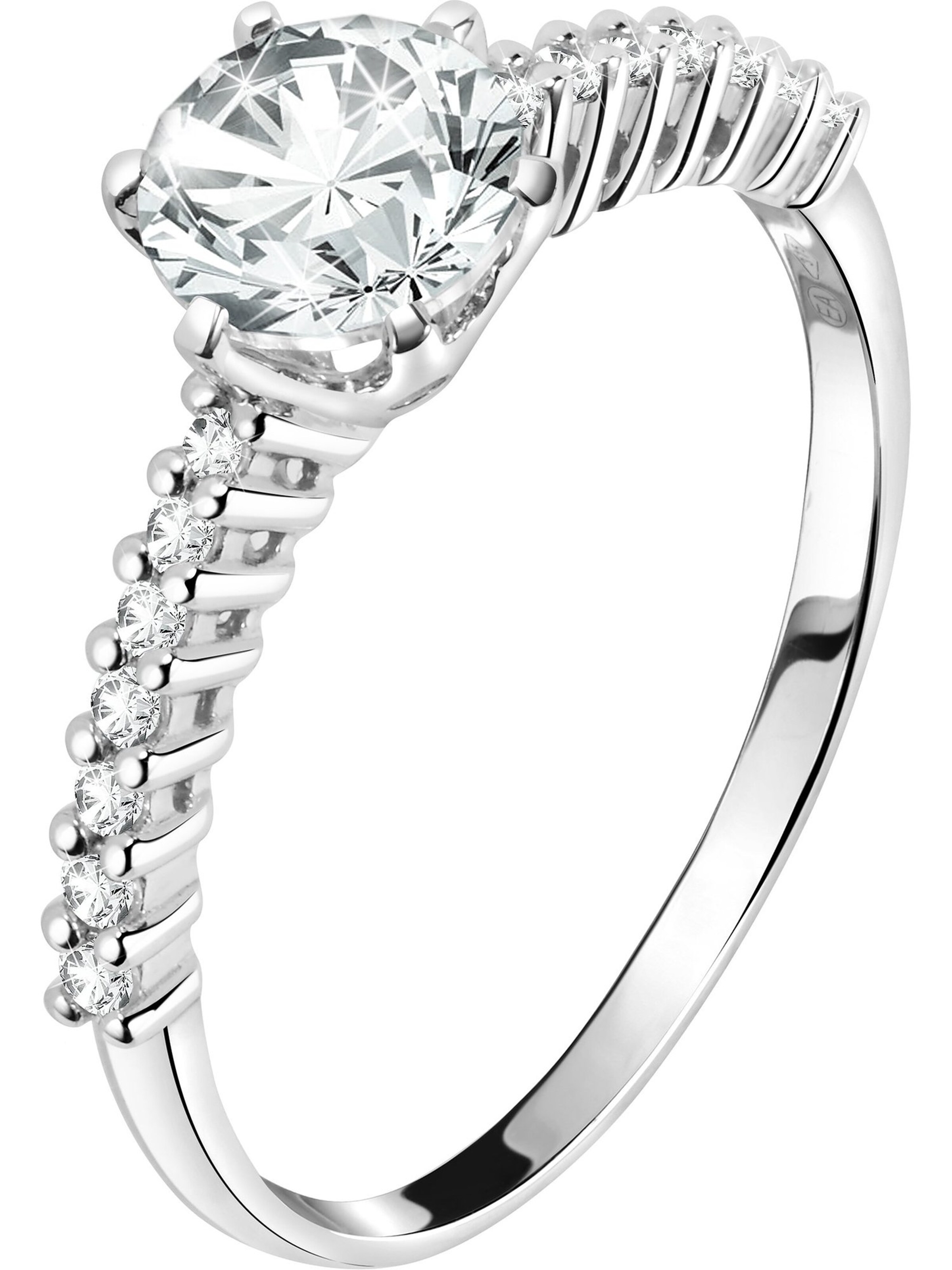 CHRIST Ring in White: front