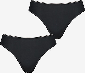 SLOGGI Tai-Slip ' Feel Sensational ' in Schwarz: Vorderseite