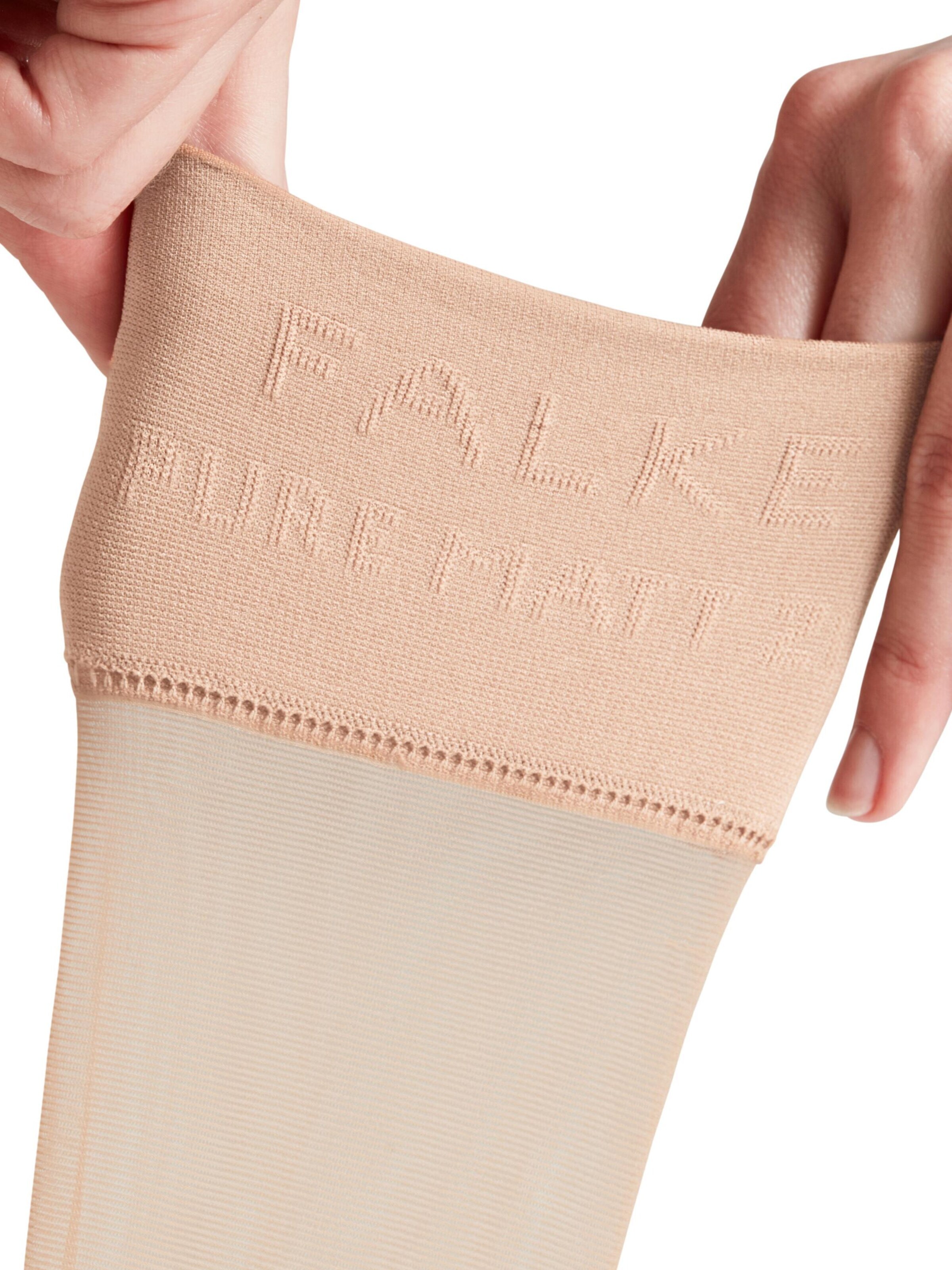 FALKE Knee High Socks 'Pure Matt' in Beige