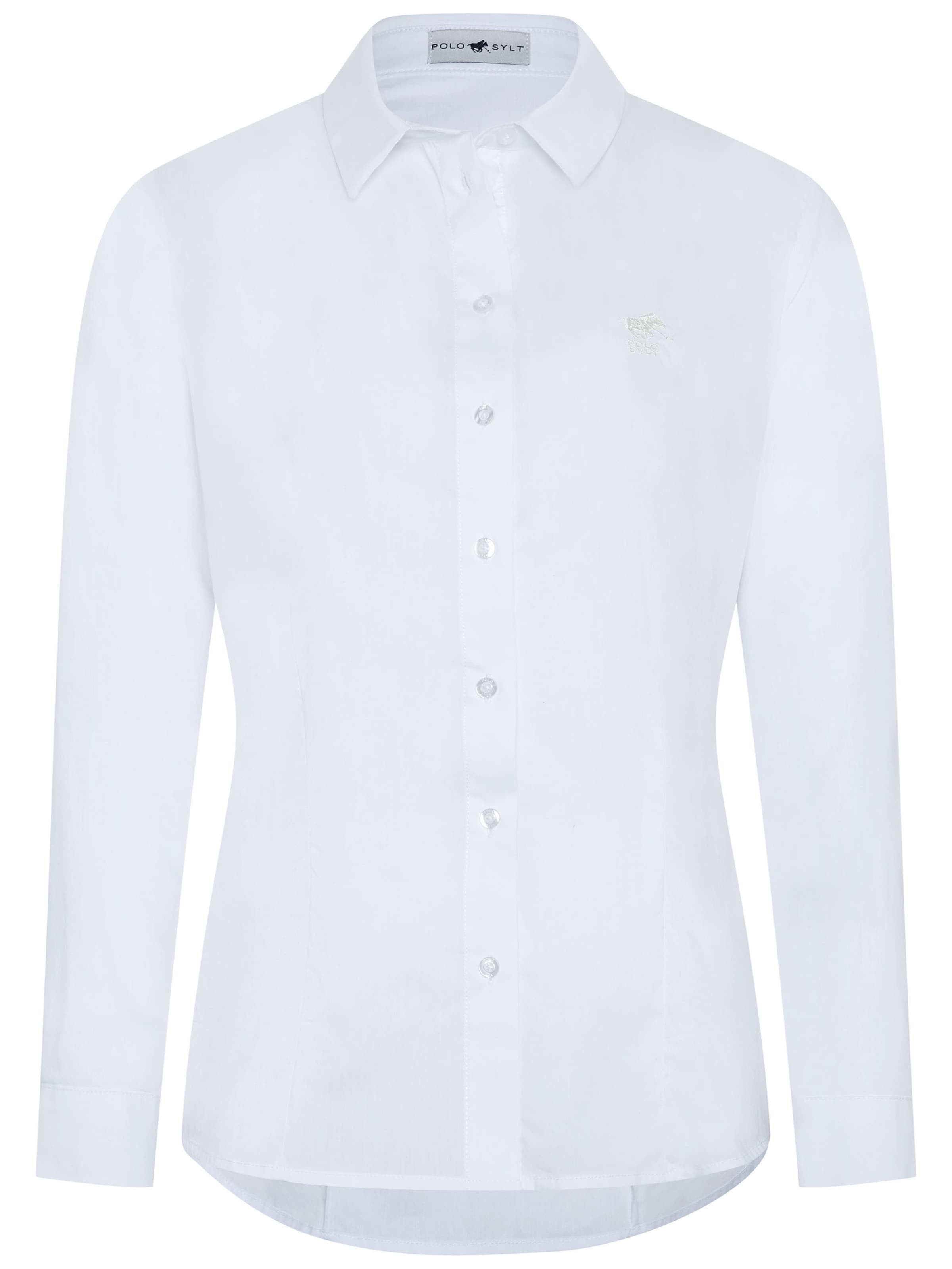 Polo Sylt Bluse in Weiß: Vorderseite