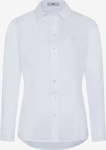 Polo Sylt Blouse in White: front