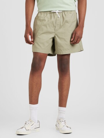 Loosefit Pantaloni 'Zed' di WEEKDAY in verde: frontale
