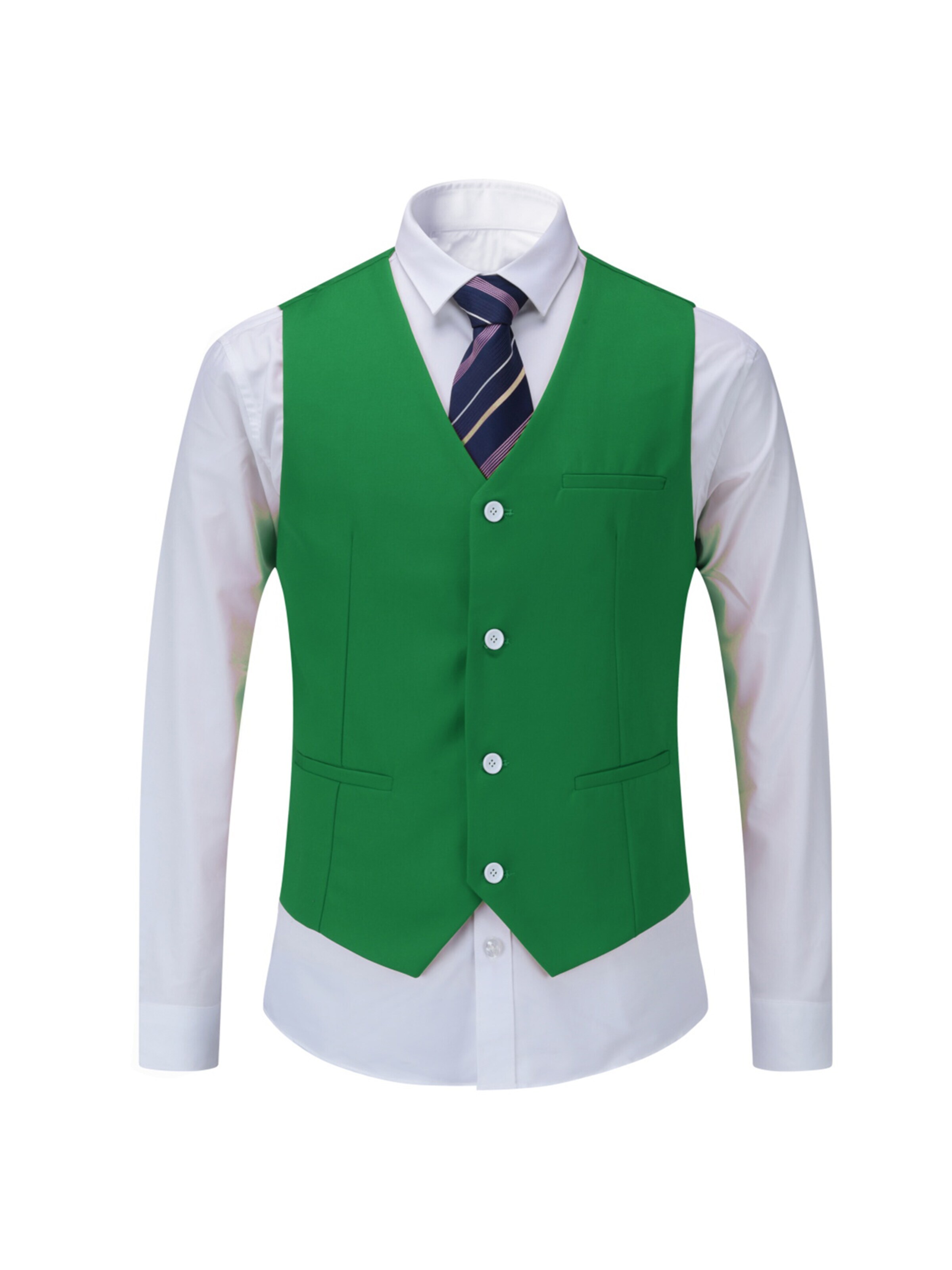 YOUTHUP Slim fit Suit in Green