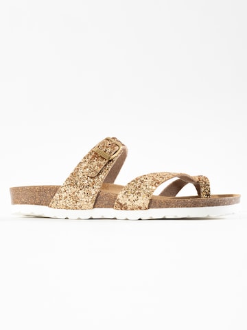 Bayton Pantolette 'Diane' in Gold