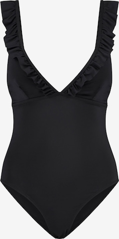 Bustier Maillot de bain Shiwi en noir : devant