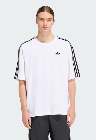 T-Shirt 'Adicolor' ADIDAS ORIGINALS en blanc : devant