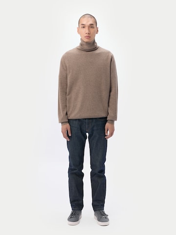GOBI Cashmere Pullover 'Men's Essential Turtleneck Cashmere Sweater'‌ in Braun