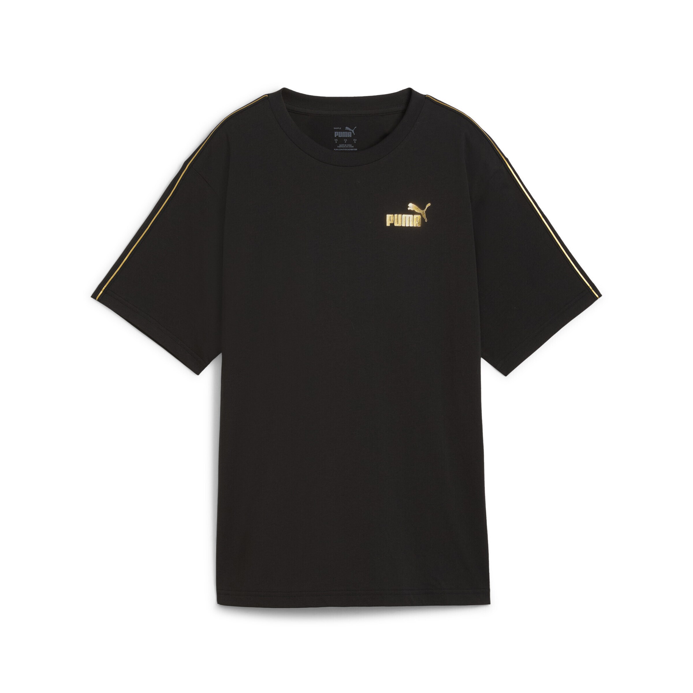 PUMA T-Shirt 'Ess' in Schwarz: Vorderseite