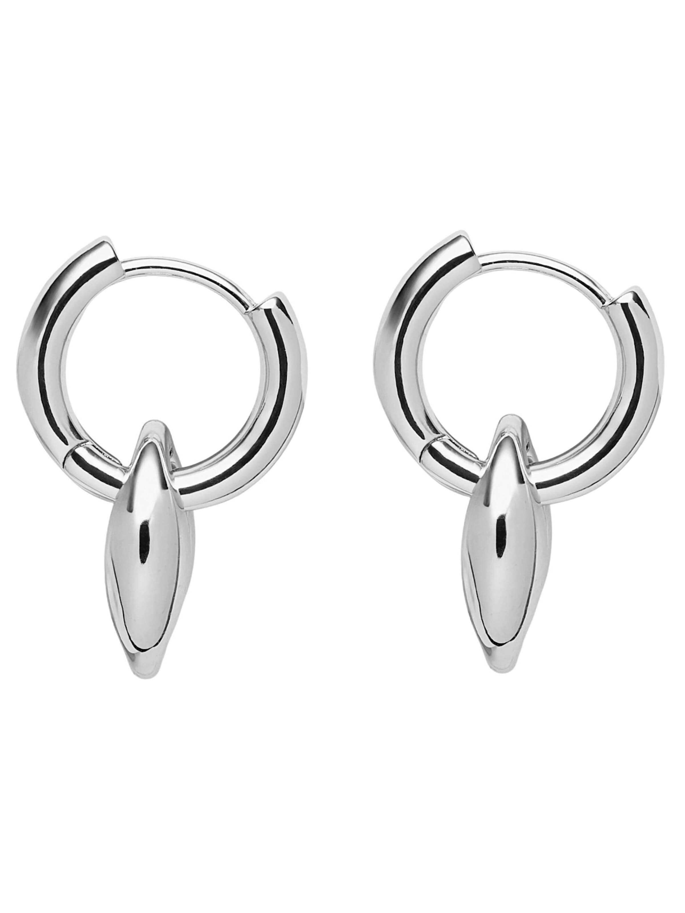 U.S. POLO ASSN. Ohrringe 'Louise'‌‌‌‌‌‌ in Silber