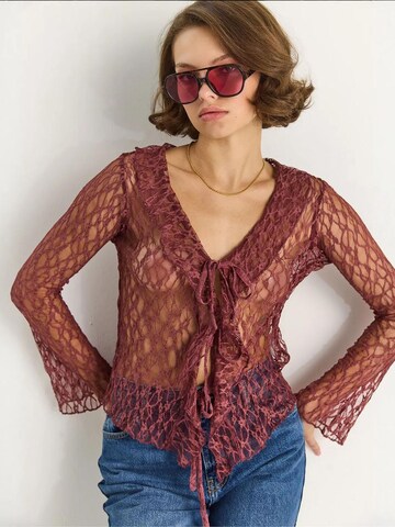 Bianco Lucci Blouse in Lila