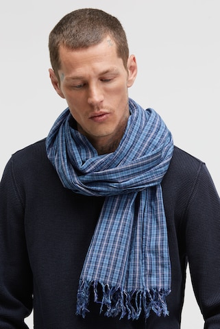 CAMP DAVID Scarf in Blue: front