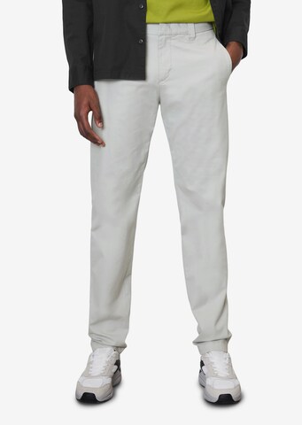 Marc O'Polo - Regular Calças chino 'Osby' em branco: frente