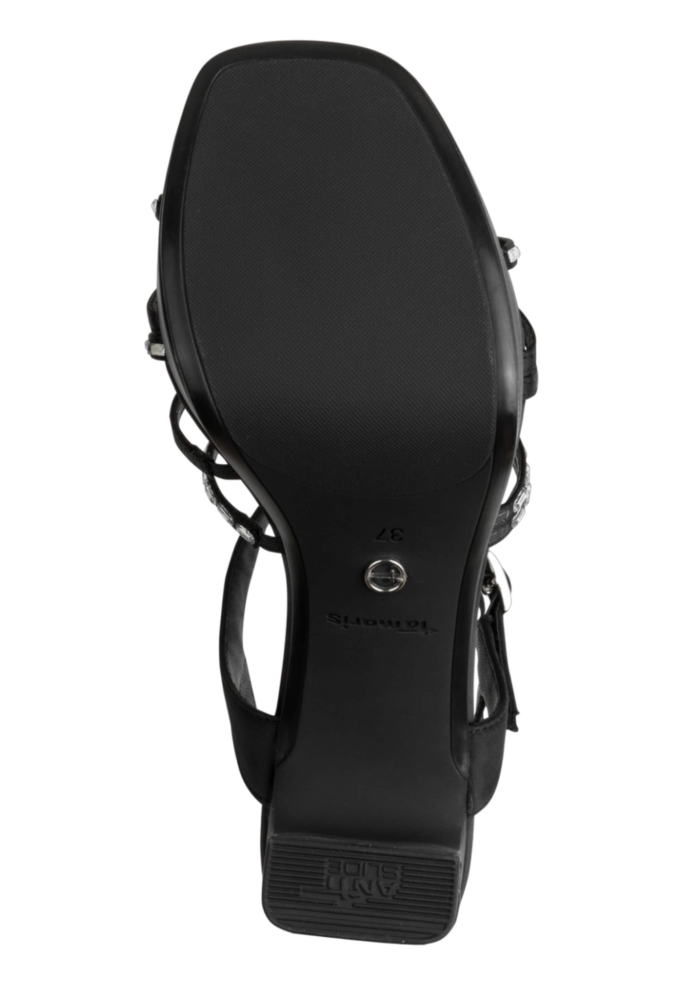 Tamaris Сандали с каишка в черно