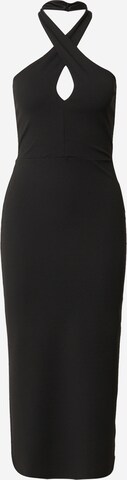 Rochie de la Warehouse pe negru: față