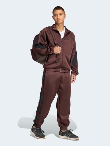 ADIDAS SPORTSWEAR Конический (Tapered) Спортивные штаны 'STADIUM' в Коричневый: спереди