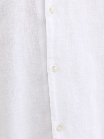 JACK & JONES Comfort fit Button Up Shirt 'Summer' in White