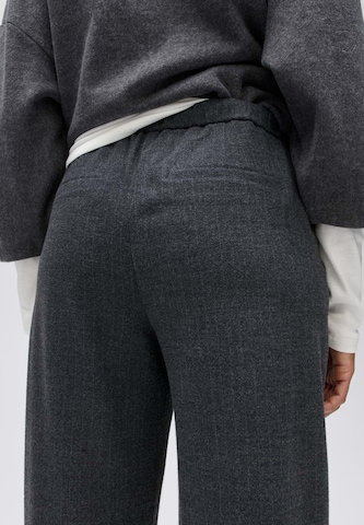 OPUS Wide leg Trousers 'Melane' in Grey