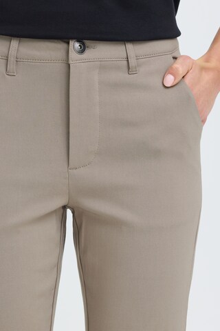Oxmo Regular Pants ' OXKeily Straight Leg ' in Beige