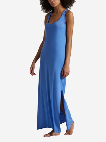 Polo Ralph Lauren Midikleid ' Whisper Weight Cotton ' in Blau
