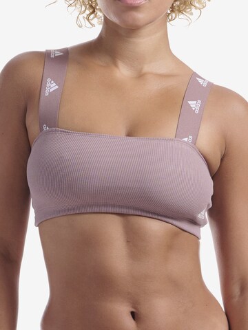 ADIDAS SPORTSWEAR Bustier Bustier ' Real Cool Cotton ' in Braun