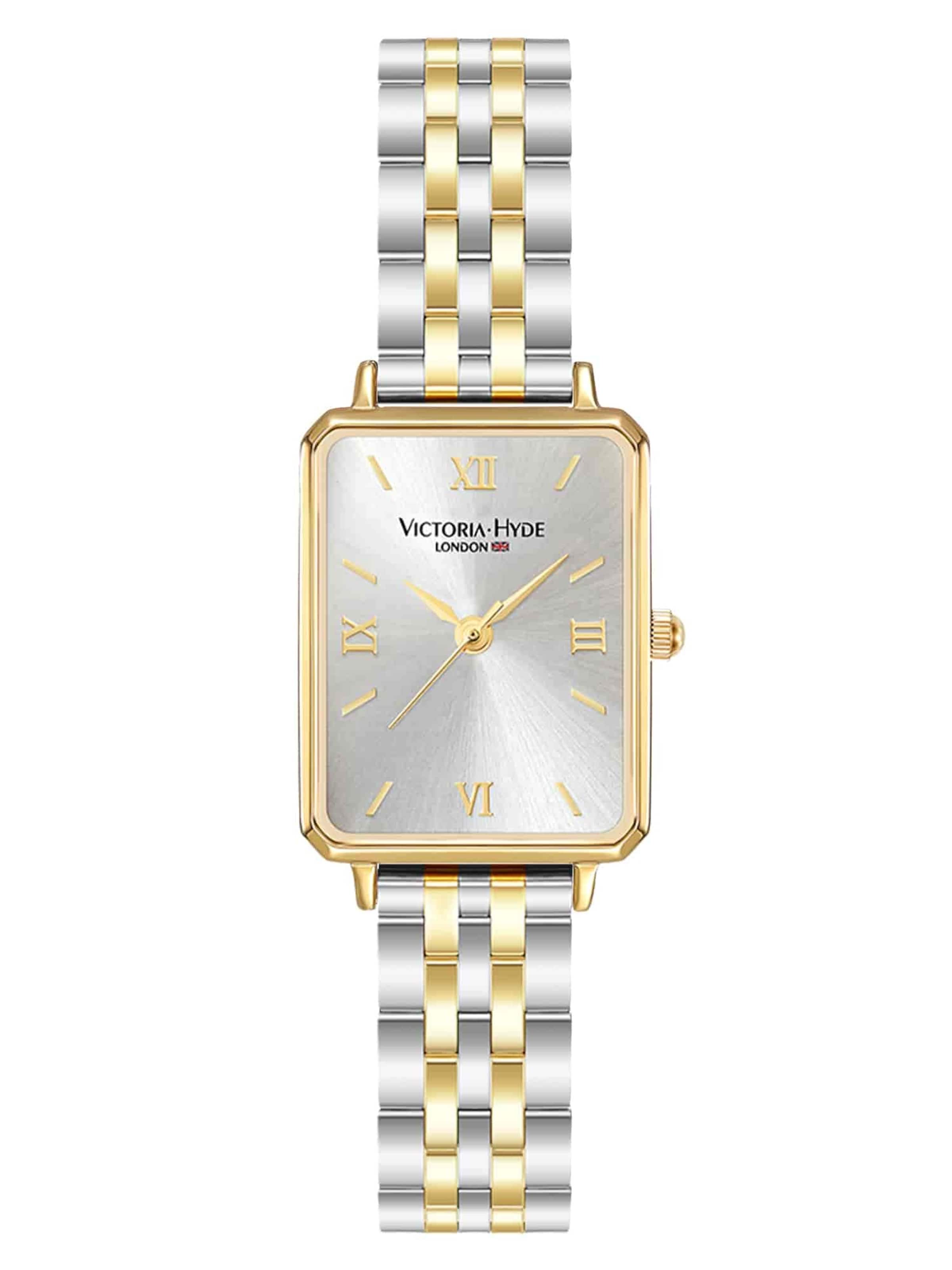 Montre à affichage analogique 'Hampton' Victoria Hyde en argent : devant