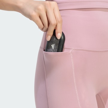 ADIDAS PERFORMANCE Skinny Sportovní kalhoty 'Studio All Me' – pink