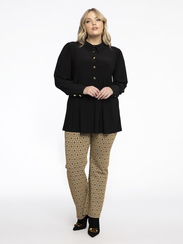 YOEK Regular Broek in Bruin