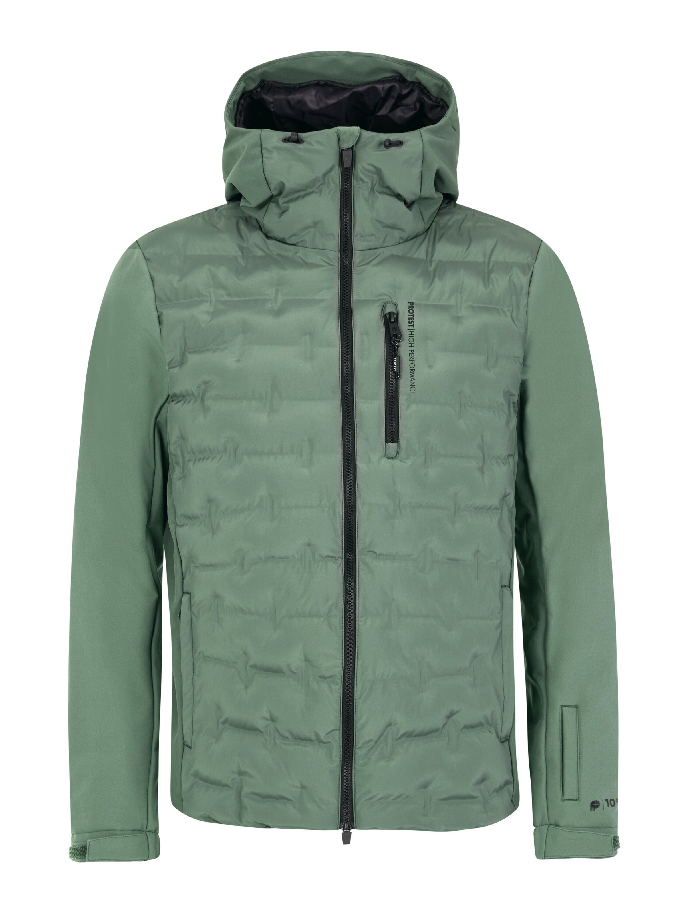 PROTEST Sportjacke 'PRTMALMO'‌‌‌ in Grün: Vorderseite