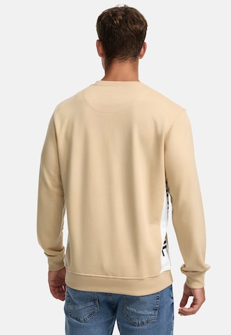 INDICODE JEANS Sweatshirt 'Nilon' in Beige