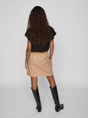 VILA Skirt 'LINE' in Beige