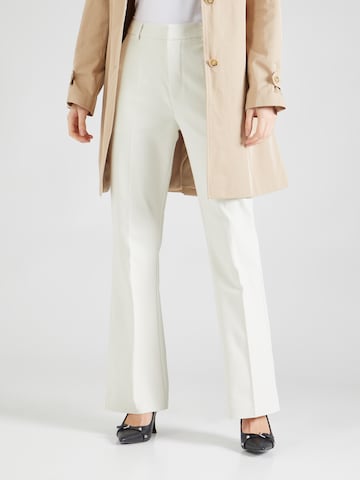 minus Flared Pantalon 'Dexa' in Beige: voorkant