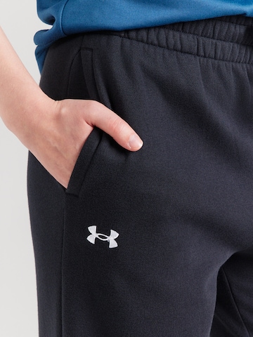 Regular Pantaloni sport 'Rival' de la UNDER ARMOUR pe negru