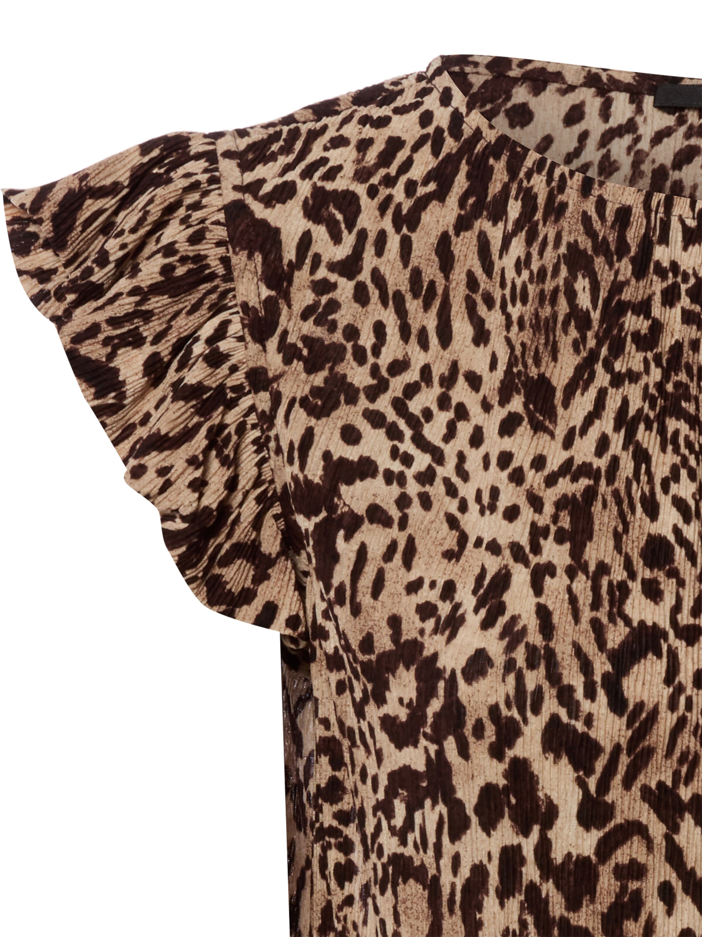 zero Bluse in Braun
