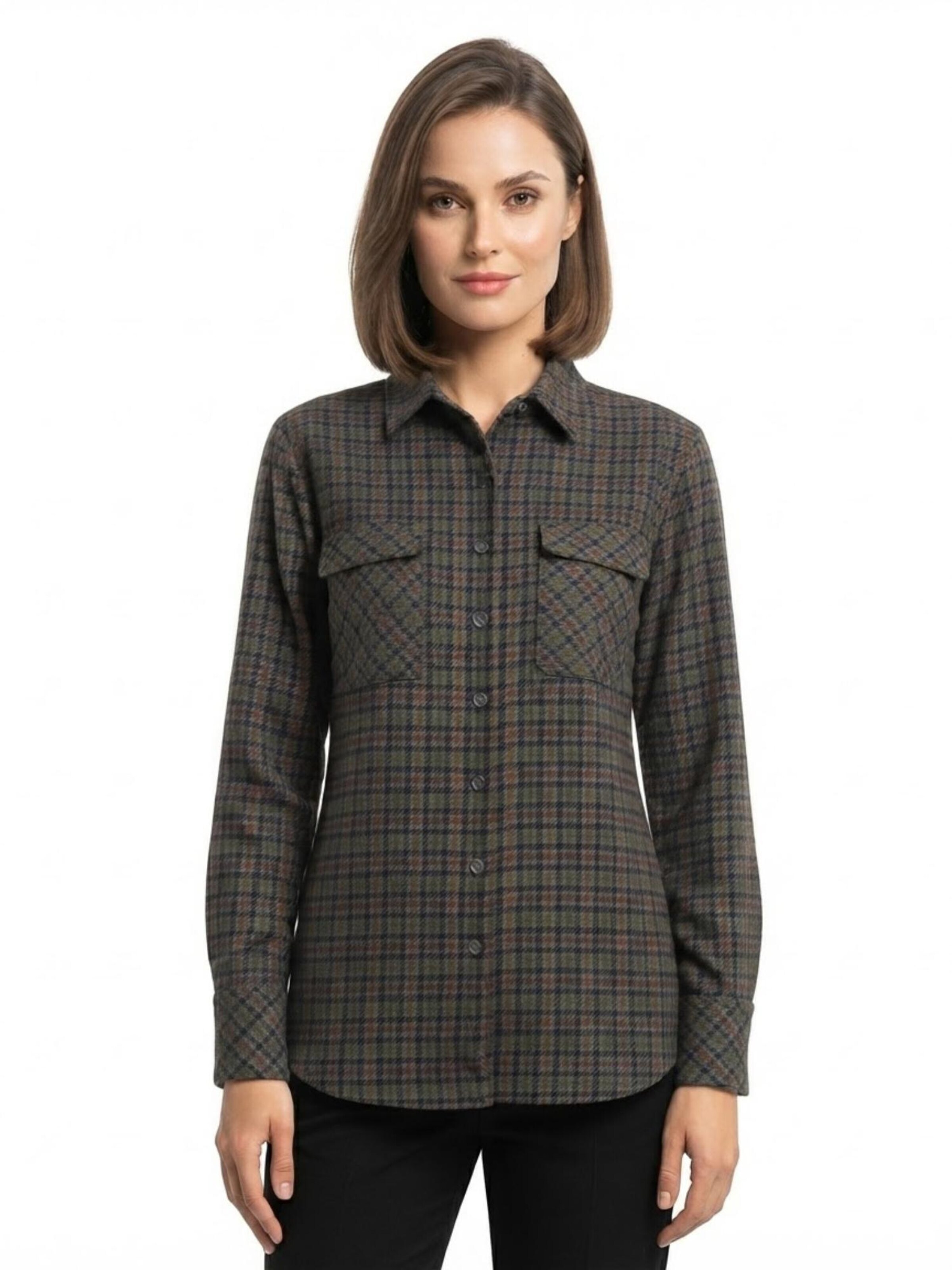 Chemisier 'Comfy regular' Radwa en marron