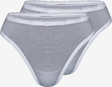 sassa Thong 'STRIPE RANGE' in White: front