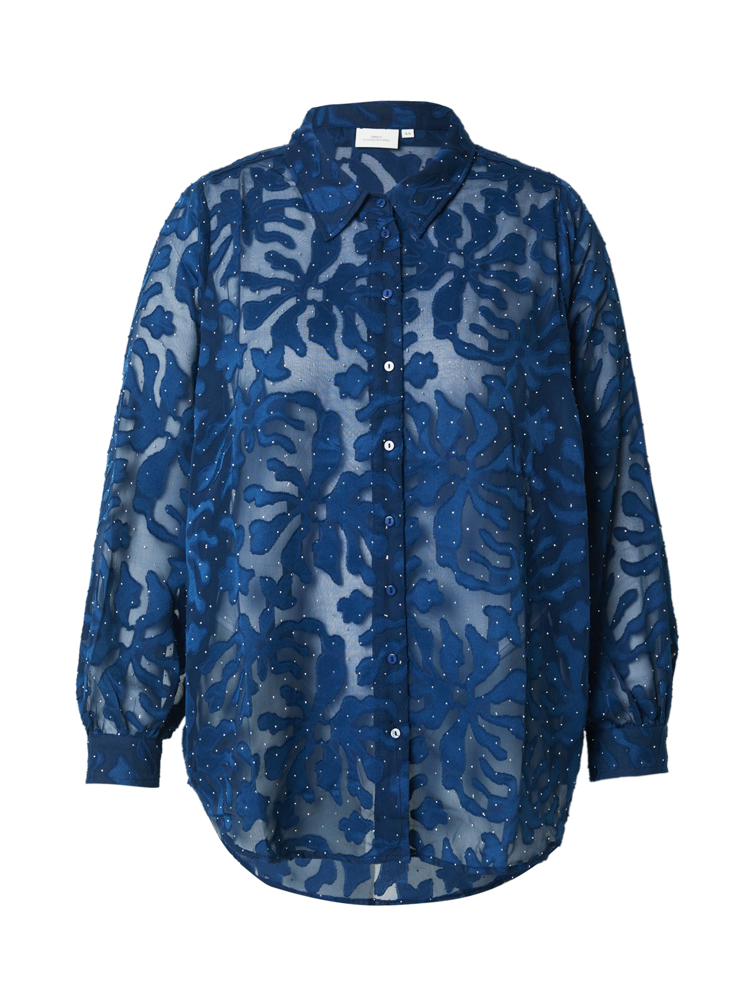 ONLY Carmakoma Blouse 'CARDIAMO' in Blue: front