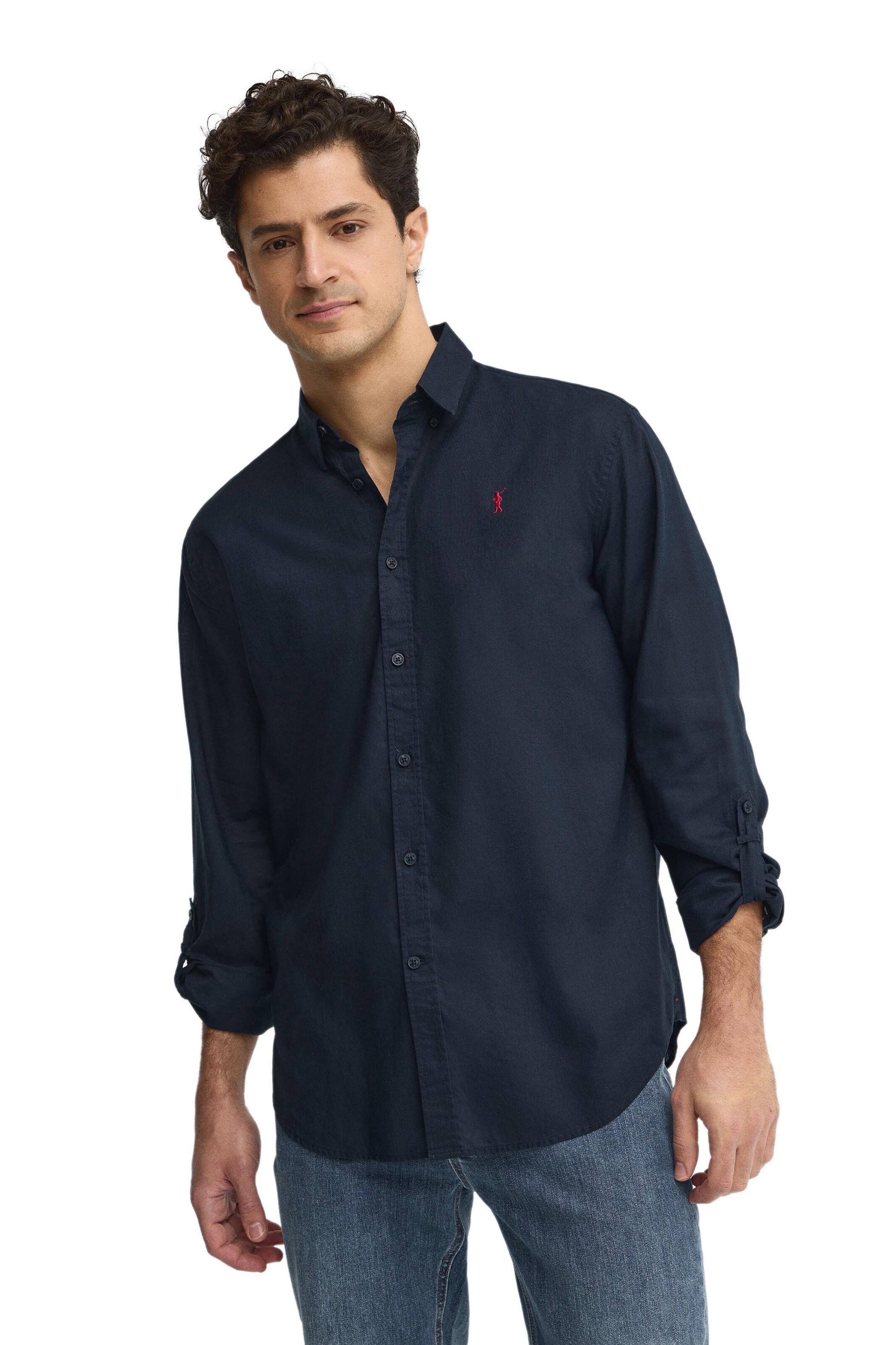 Polo Club Regular Fit Hemd in Blau