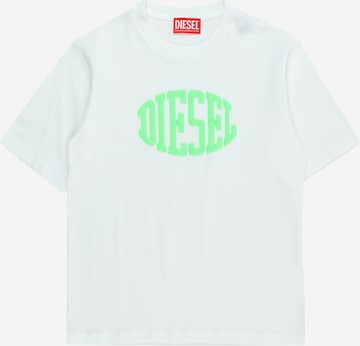 DIESEL - Camiseta en blanco: frente