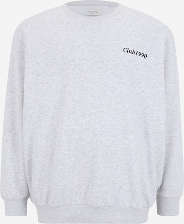 Jack & Jones Plus - Sudadera 'JJEBRADLEY' en gris: frente