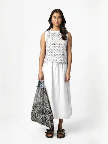 Haut ' Lace ' Coster Copenhagen en blanc : devant