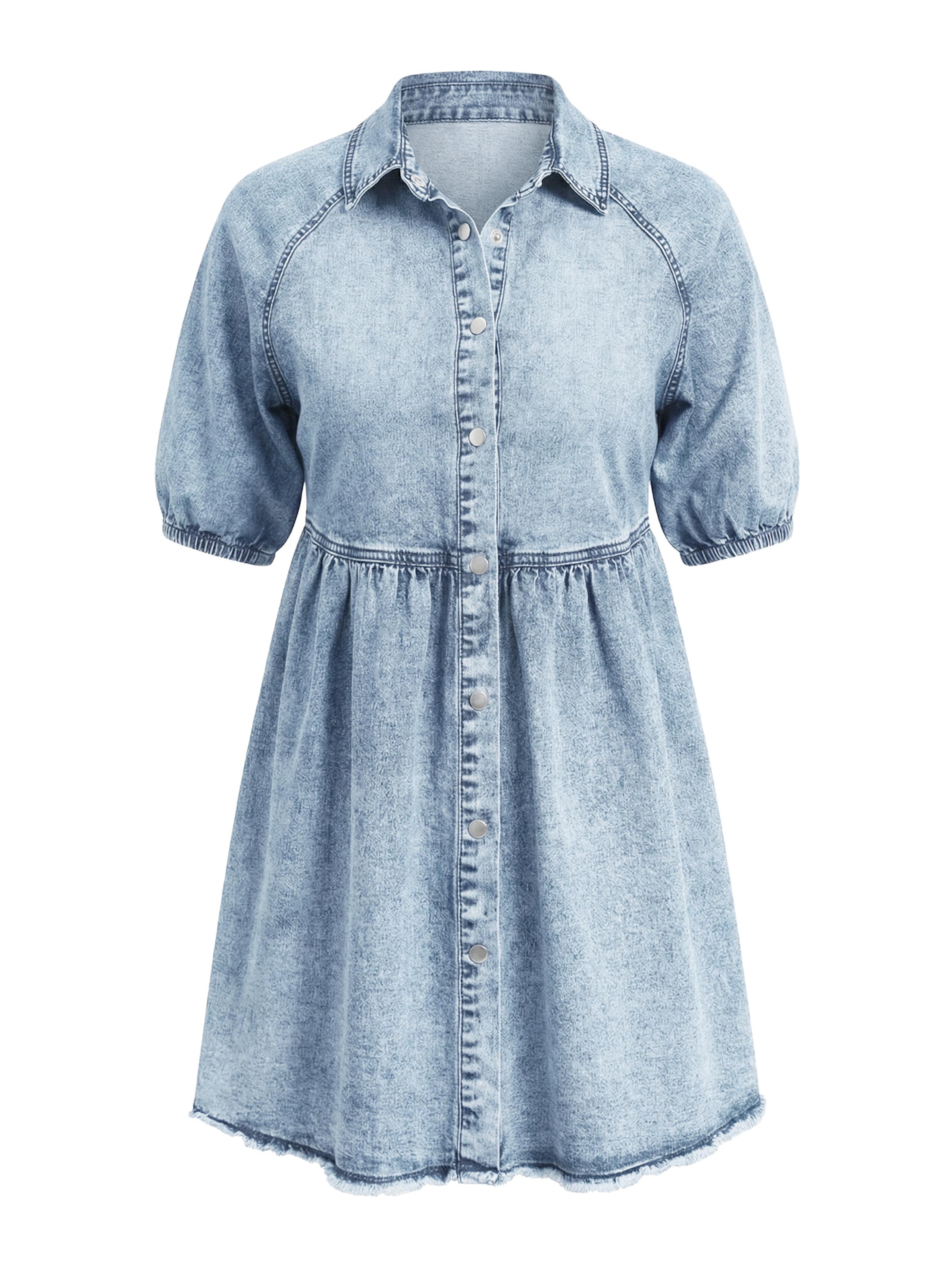 Imily Bela Kjole i blå: forside