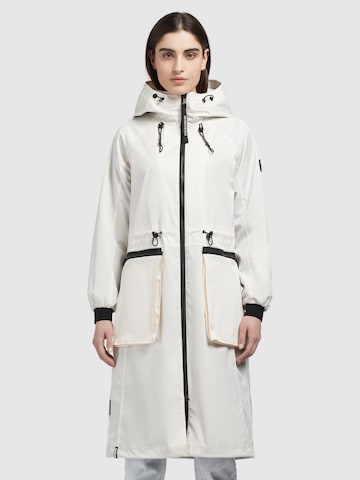 khujo Between-seasons coat 'Paxi' in White: front