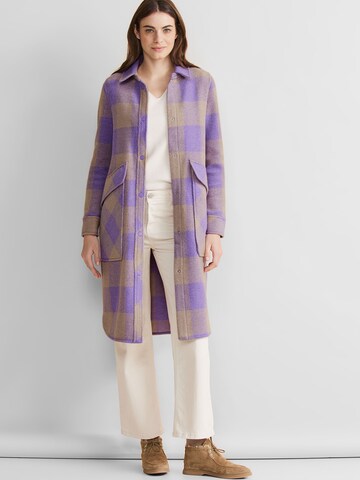 STREET ONE Between-Seasons Coat in Purple