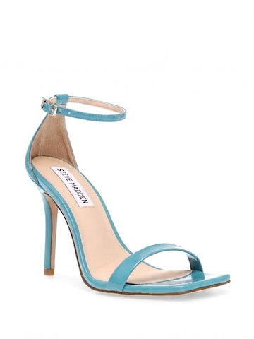 Sandalo con cinturino 'UPHILL TEAL PAT RECYCLED PATENT PU' di STEVE MADDEN in verde: frontale