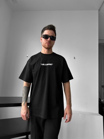 T-Shirt Kleidermafia en noir : devant