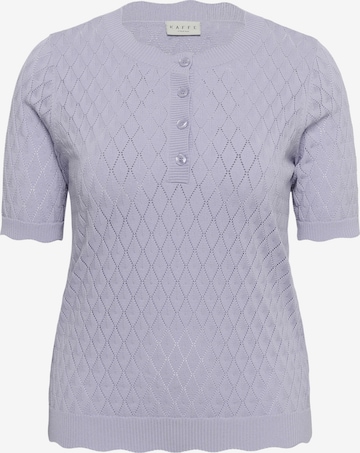 KAFFE CURVE Pullover 'Birthe' i lilla: forside