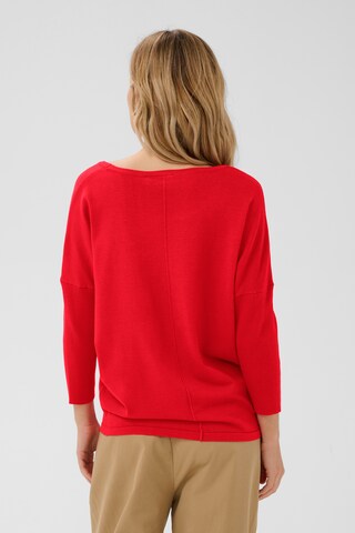 SAINT TROPEZ Pullover 'Mila' in Rot
