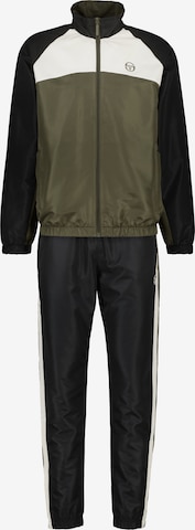 Sergio Tacchini Trainingsanzug in Schwarz: Vorderseite