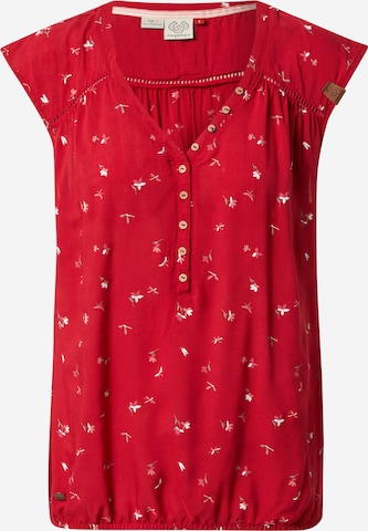 Ragwear Bluse 'SALTY' in Rot: Vorderseite