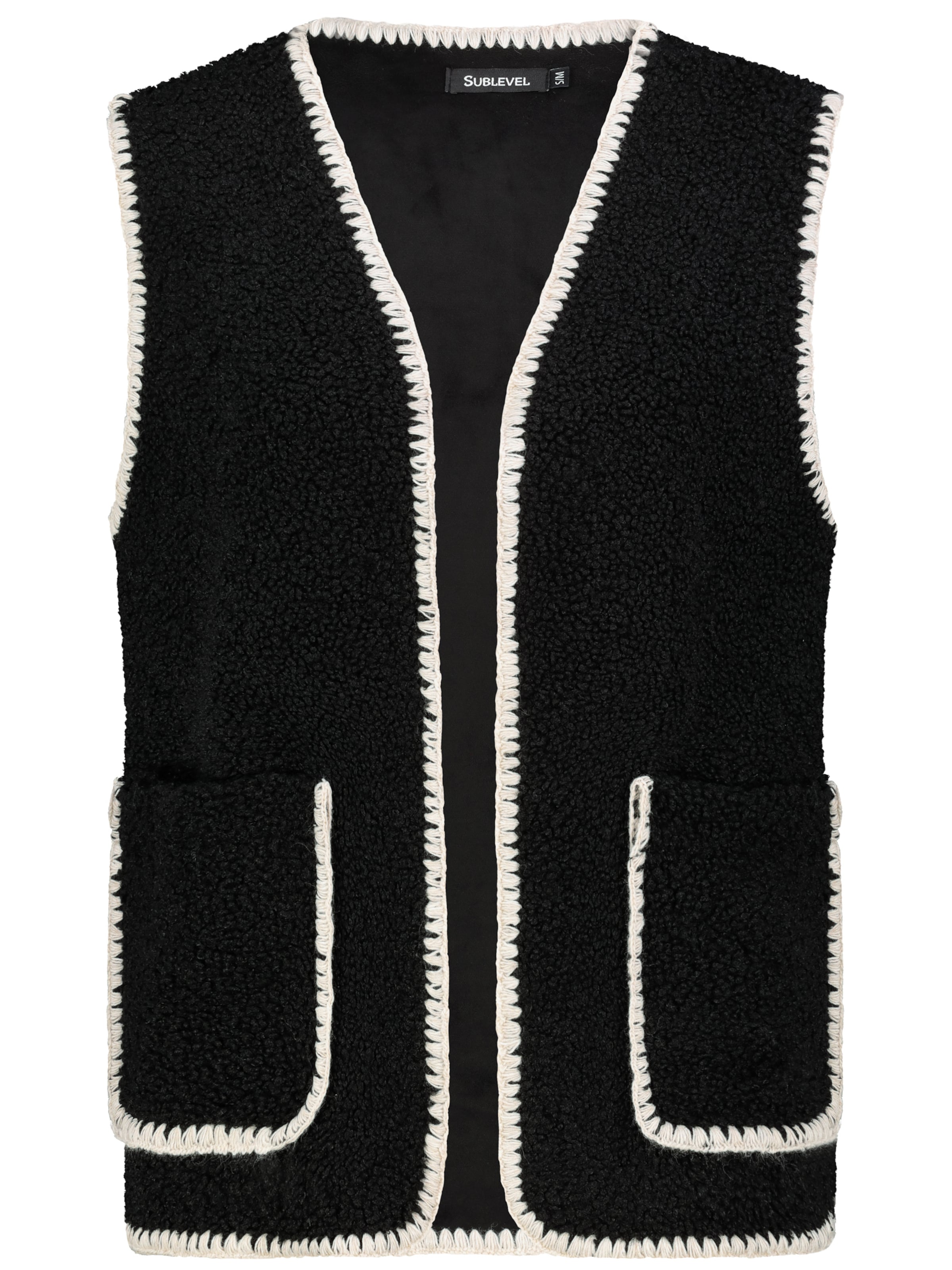 Sublevel Vest in Black: front